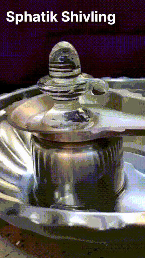 Sphatik Shivling – 4 Inch Crystal White Shivling for Home Pooja, Temple & Spiritual Décor (Big Size, 20 gm) Diwali special - My Store