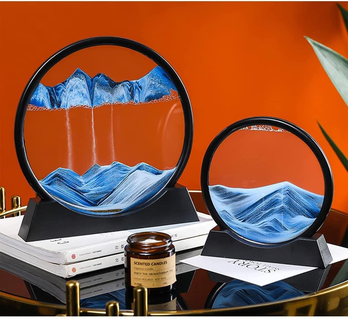 3D Moving Sand Art – Relaxing Kinetic Sandscape for Home & Office Desk Décor - My Store
