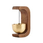 Wooden Magnetic Wind Chime Bell – Beech Wood Frame with Copper Bowl for Home Décor & Meditation - My Store