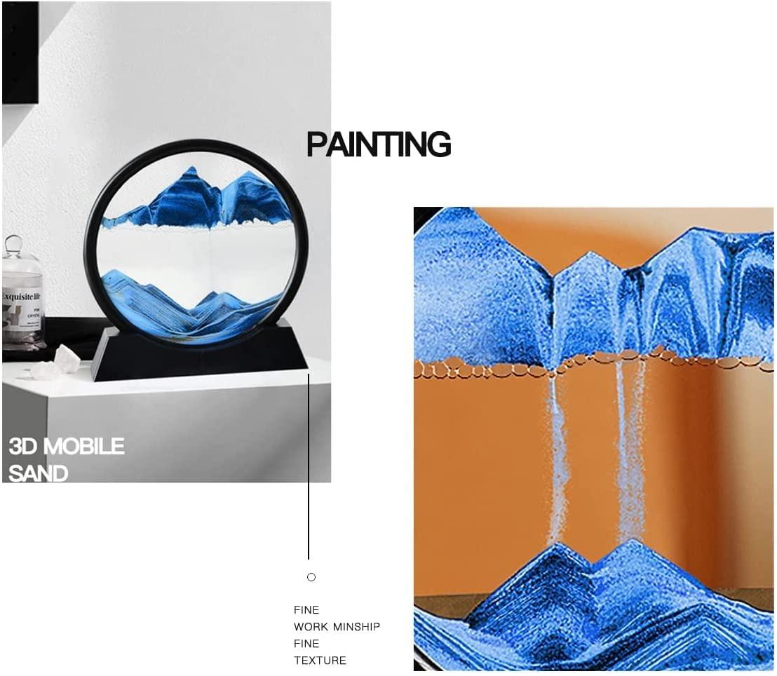 3D Moving Sand Art – Relaxing Kinetic Sandscape for Home & Office Desk Décor - My Store