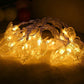 Heart Shaped LED String Lights – Warm White Decorative Fairy Lights for Home & Parties Diwali special - My Store