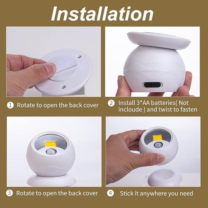 COB Motion Sensor LED Light – Wireless Night Lamp for Home, Bedroom & Outdoor Use Diwali special - My Store