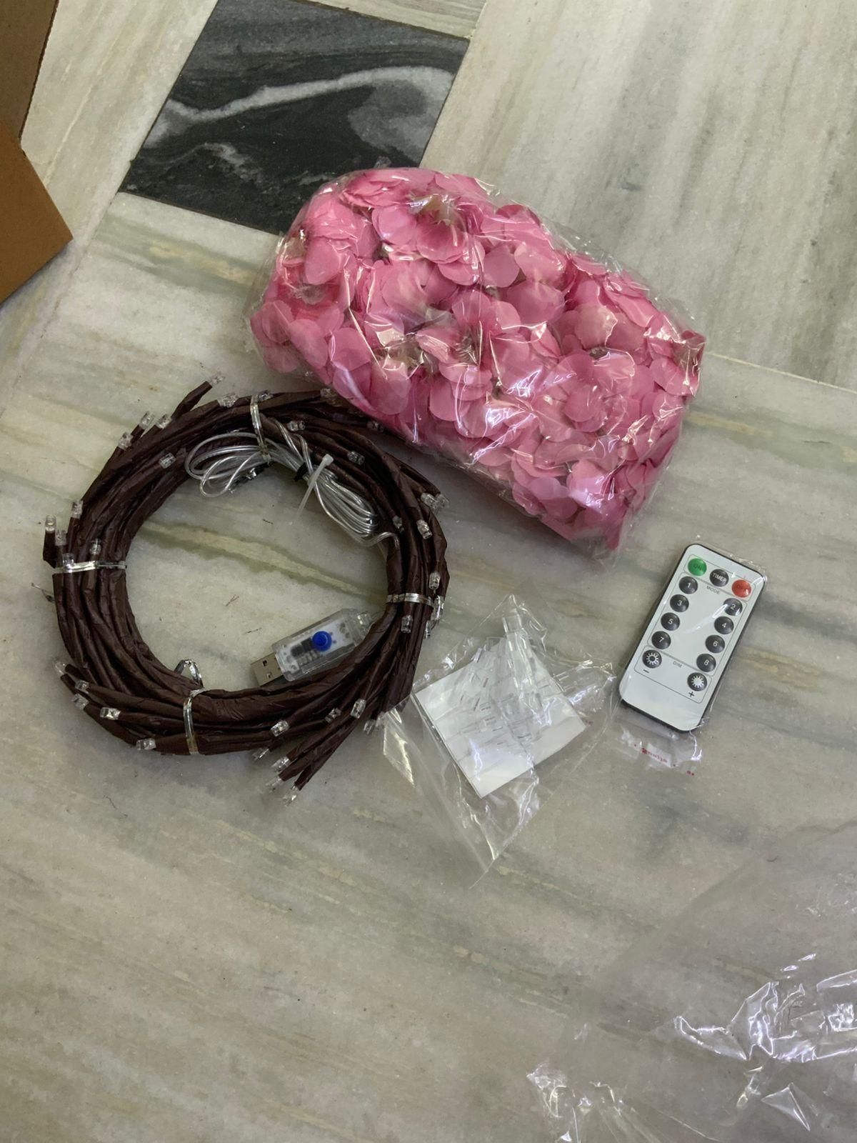 Cherry Blossom LED Tree Branch Lights – Decorative Fairy Lamp for Bedroom, Living Room & Festive Home Decor  Diwali special - My Store