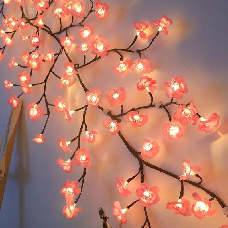 Cherry Blossom LED Tree Branch Lights – Decorative Fairy Lamp for Bedroom, Living Room & Festive Home Decor  Diwali special - My Store